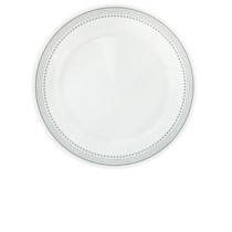 grey bread-butter plate