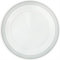 grey dinner plate